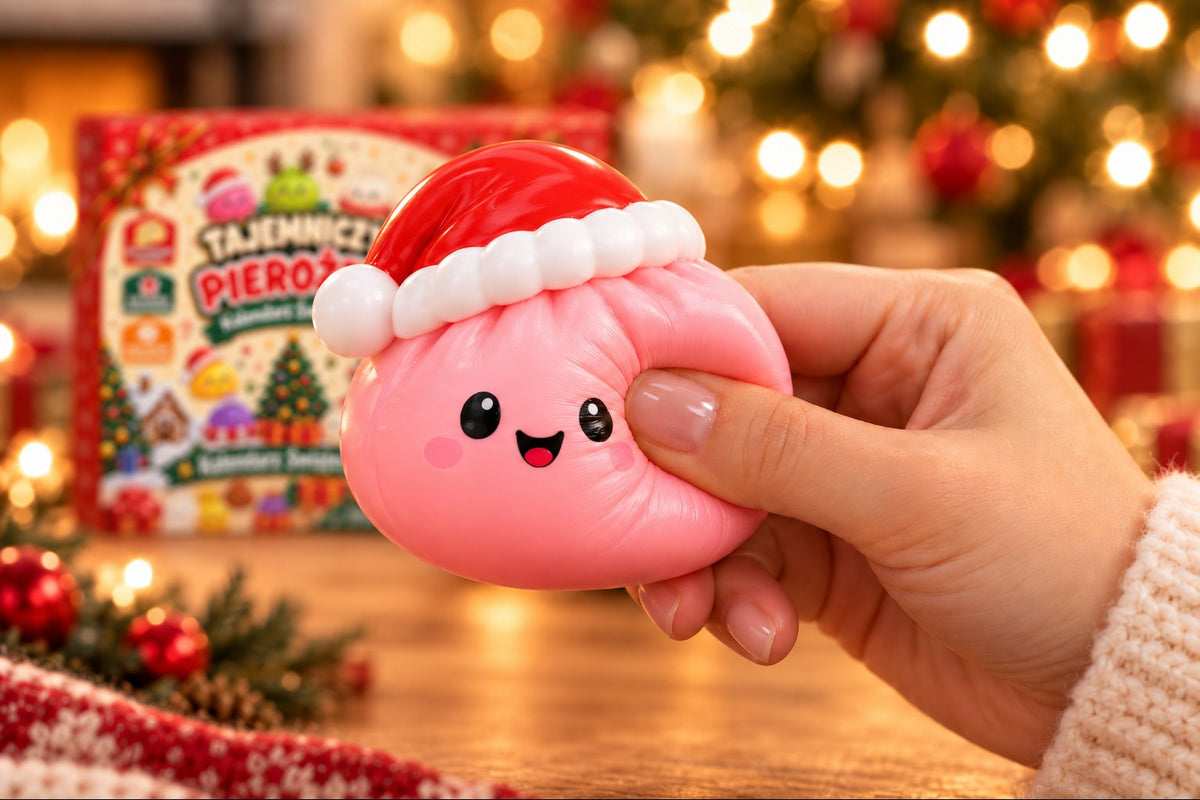 Kalendarz adwentowy Tajemniczy Pierożek – 24 gniotki squishy